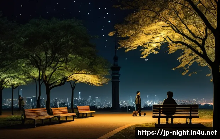 야경 속 사람들의 삶 관련 이미지 1